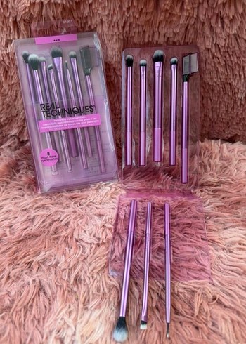 DİP FİYAT Real Techniques Pembe Makyaj Fırça Seti - Görsel 2