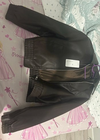 Deri, Fermuarlı, Koyu Kahverengi Kadın Ceket - Görsel 2