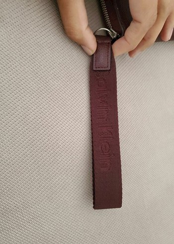  Beden Bordo Deri Fermuarlı Kadın Clutch Cüzdan
