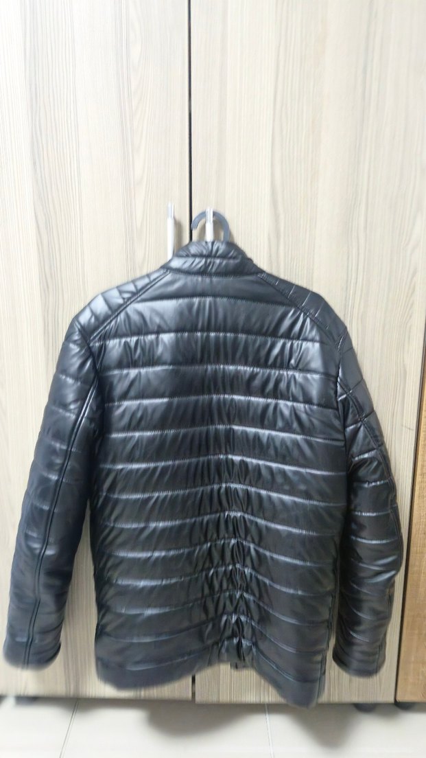 Us polo Erkek mont Siyah Deri Biker Ceket mont 46 beden S - Görsel 4