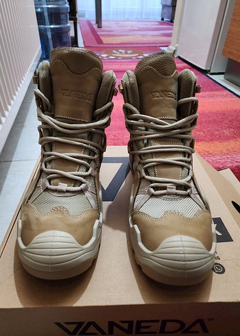 Bej Erkek Spor Botları Vaneda Velcro Kapamalı çöl rengi - Görsel 3