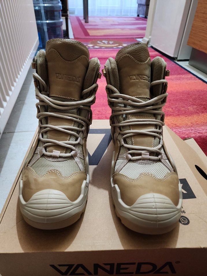 Bej Erkek Spor Botları Vaneda Velcro Kapamalı çöl rengi - Görsel 3