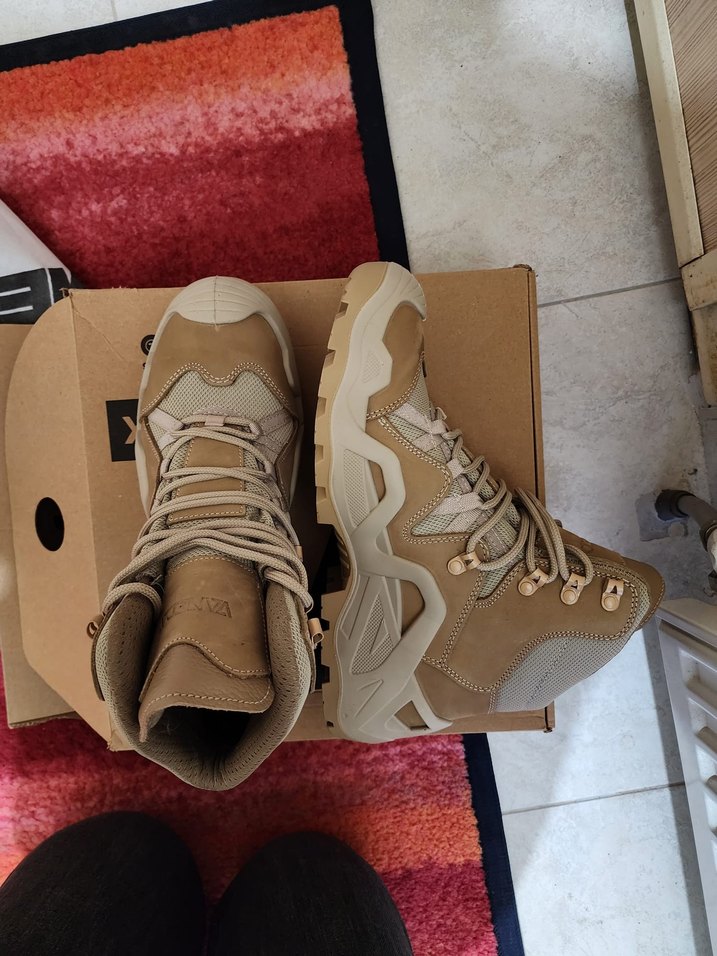 Bej Erkek Spor Botları Vaneda Velcro Kapamalı çöl rengi - Görsel 2