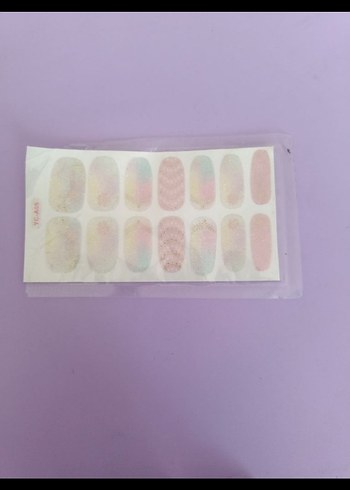 Pastel Renkli Çoklu Tırnak Süsleme Seti