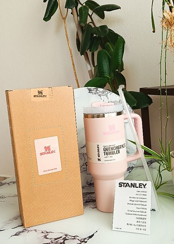  Beden Stanley Quencher H2.0 Pastel Pembe Termos Bardak