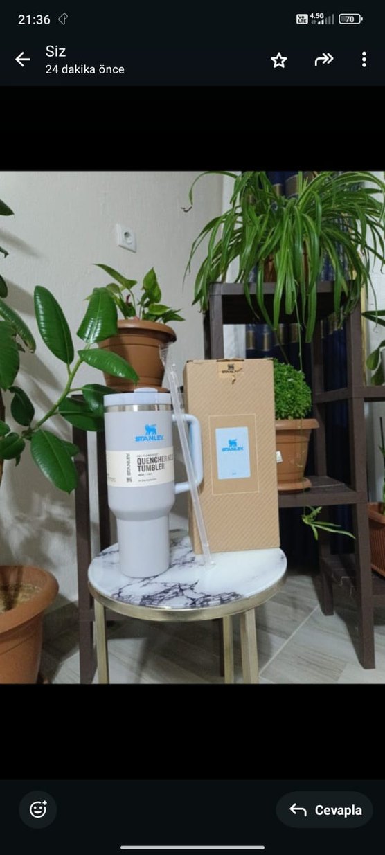 açık maviStanley Termos Bardak ve Saklama Kabı - Görsel 2