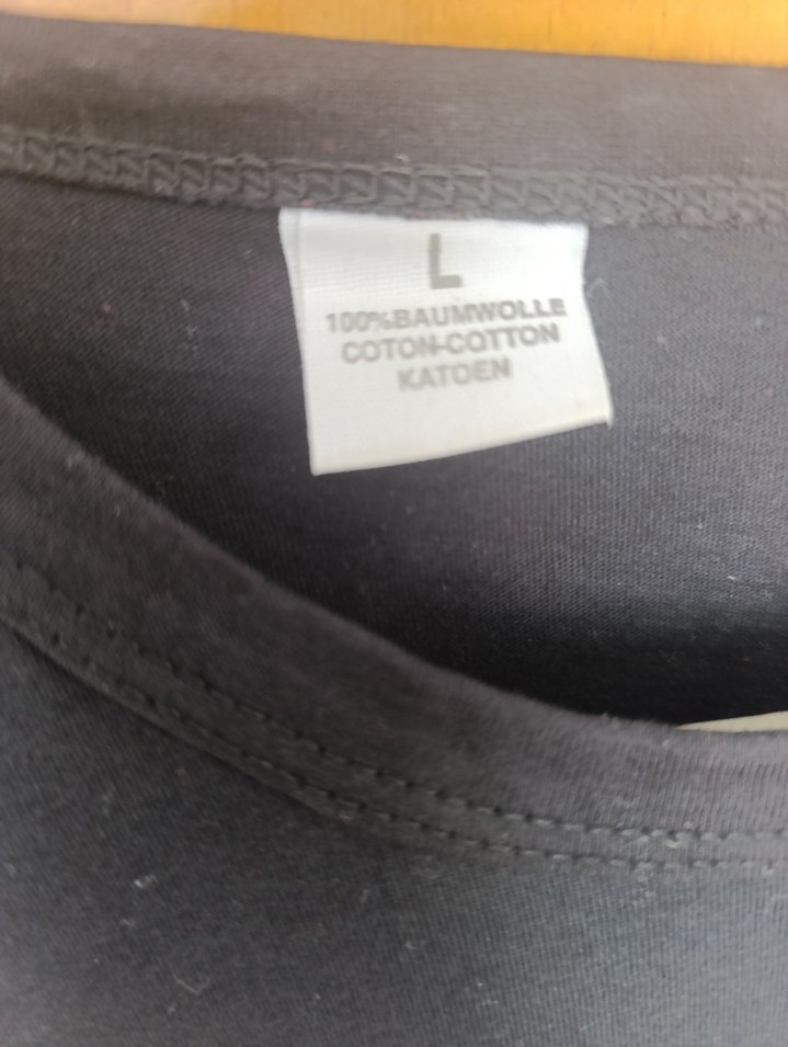 Siyah Baskılı Rock Punk Tişört - Görsel 2