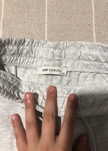 LCW CASUAL Gri Rahat Keten Kadın şort
