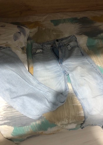 H&M H&mMavi Batik Desenli Kadın Jean