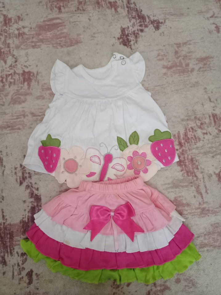 Nakışlı Pembe Çocuk takım - Görsel 2