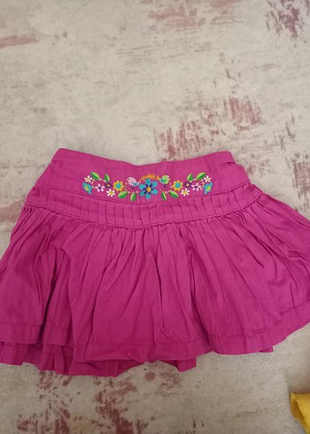 Pembe Parlak Midi etek - Görsel 2