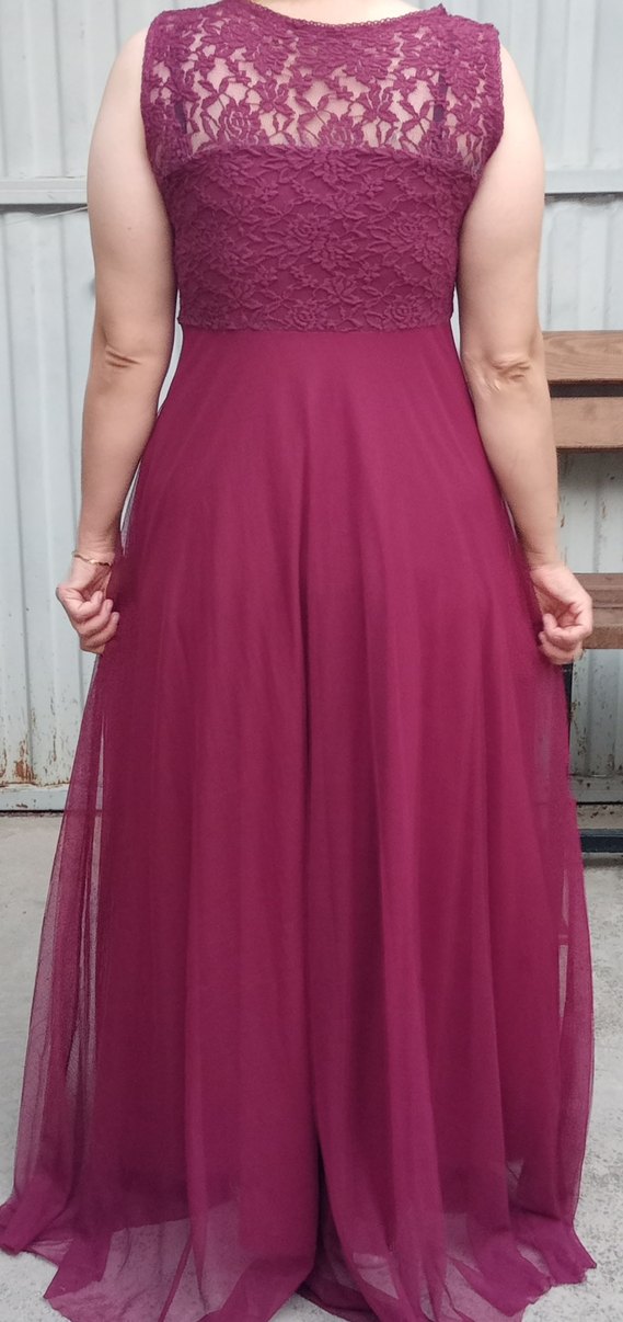 Turkuaz Straplez Uzun Abiye Elbise - Görsel 4