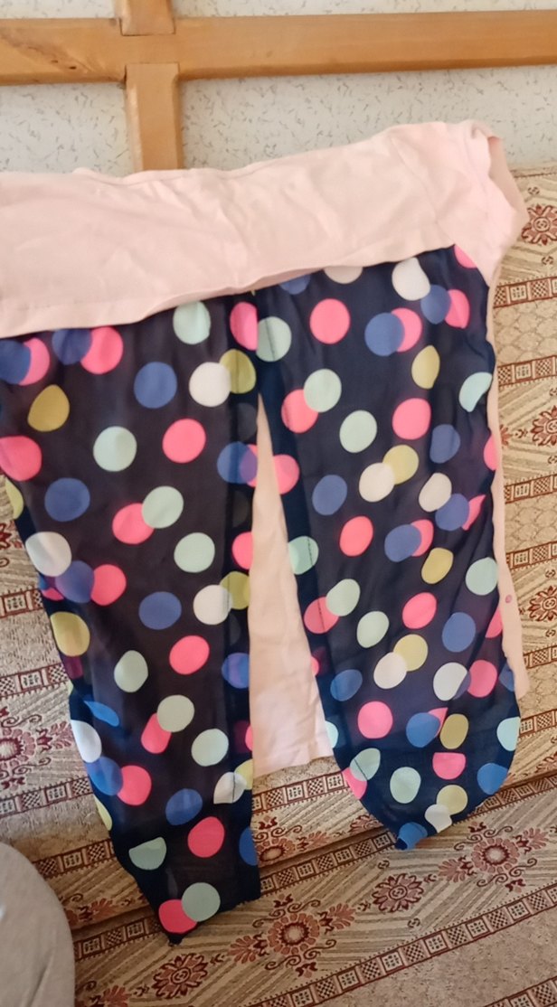 Kız Çocuk Pembe Baskılı Kısa Kollu Tişört - Görsel 2