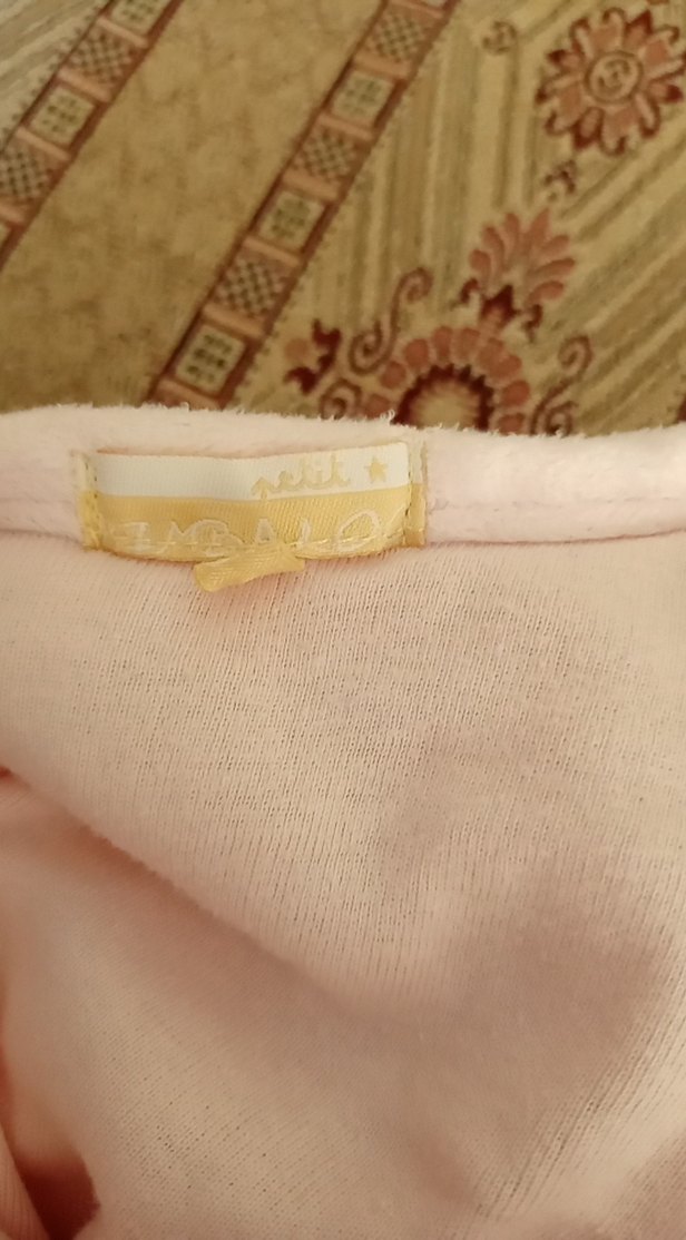 Pembe Nakışlı Bebek Uyku Tulumu - Görsel 3