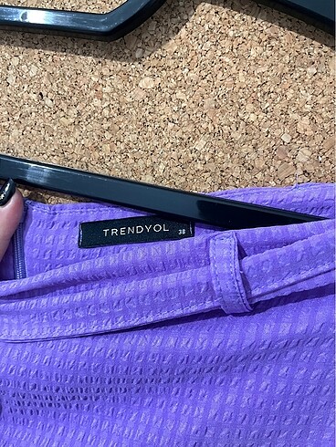 38 Beden mor Renk Trendyolmilla Mor Şort Etek