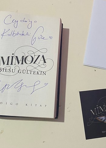  Mimoza - Işılsu Gültekin Ciltli İmzalı Roman