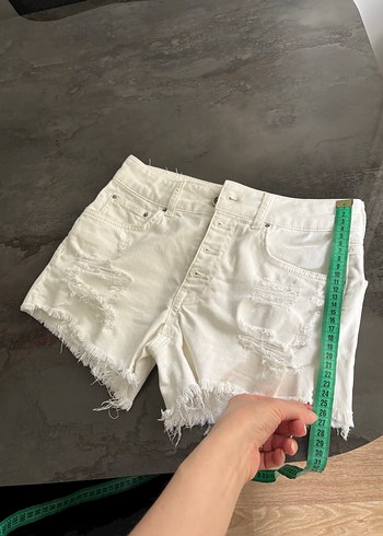 xs Beden beyaz Renk Colins beyaz şort