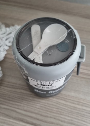 Bon Appetit Gri Paslanmaz Çelik Yemek Kabı - Görsel 2