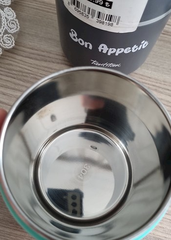 Bon Appetit Gri Paslanmaz Çelik Yemek Kabı - Görsel 4