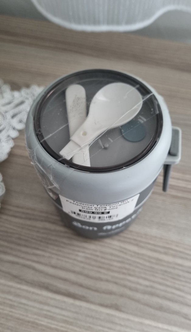 Bon Appetit Gri Paslanmaz Çelik Yemek Kabı - Görsel 2