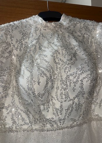 Uzun Kollu Prenses Gelinlik - Görsel 4