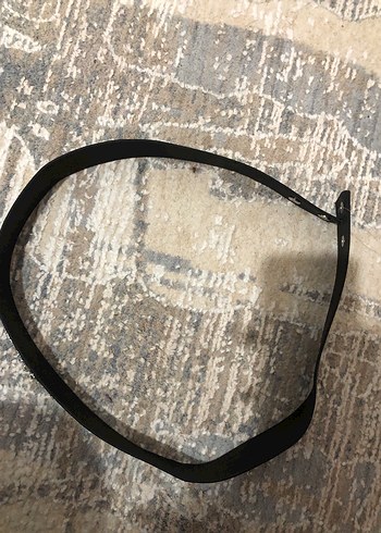 Siyah Deri Taş İşlemeli Kemer - Görsel 5