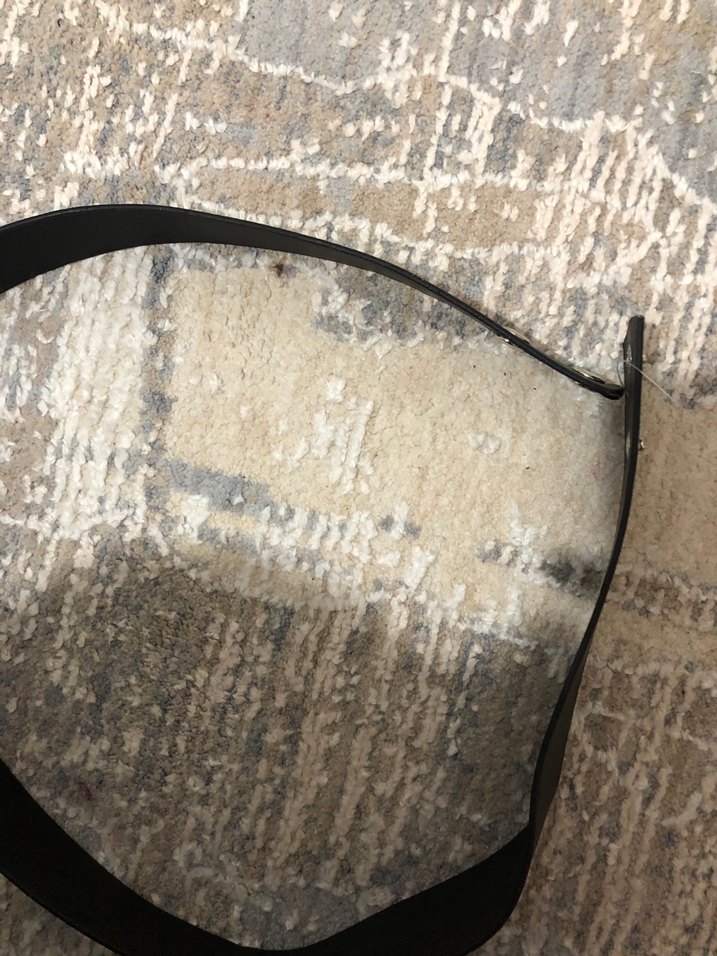 Siyah Deri Taş İşlemeli Kemer - Görsel 4