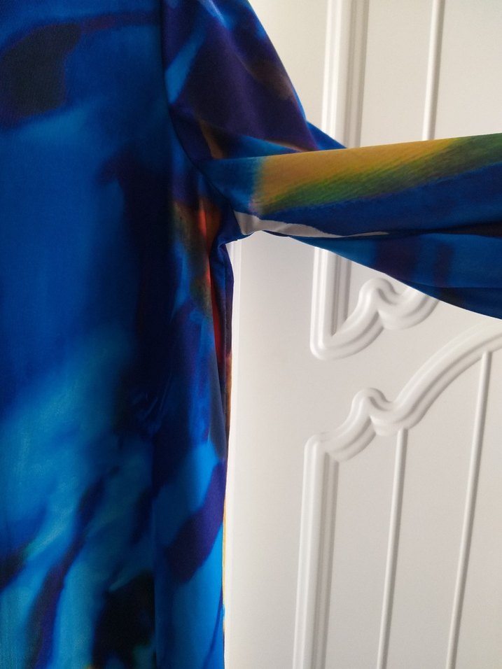 Desenli Kadın Elbise - Görsel 4