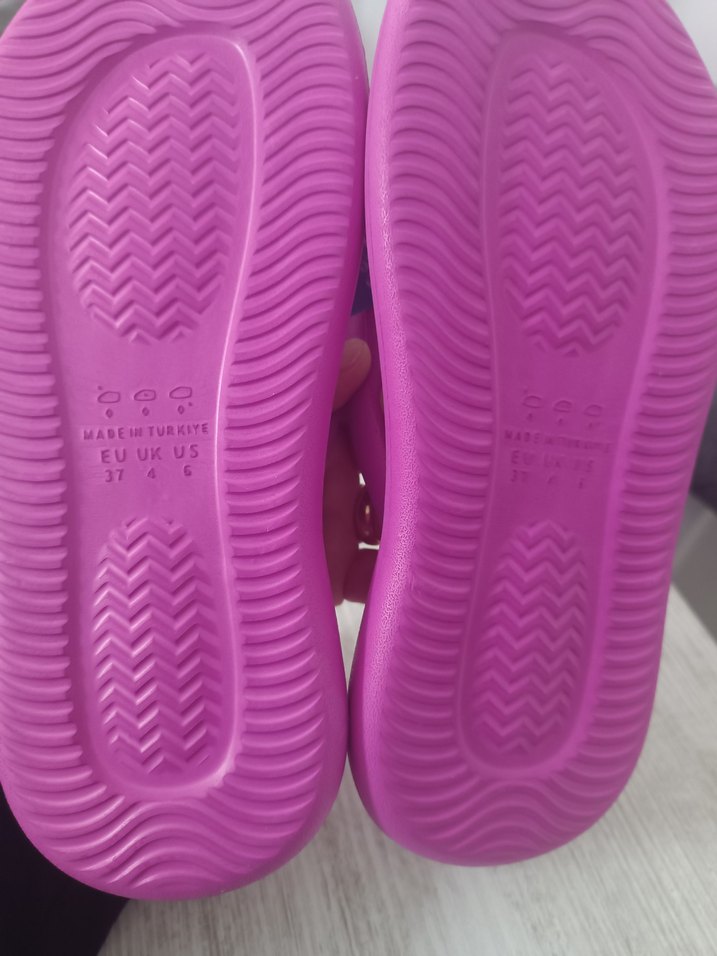 Mor Platform Topuklu Kadın Terlik - Görsel 2