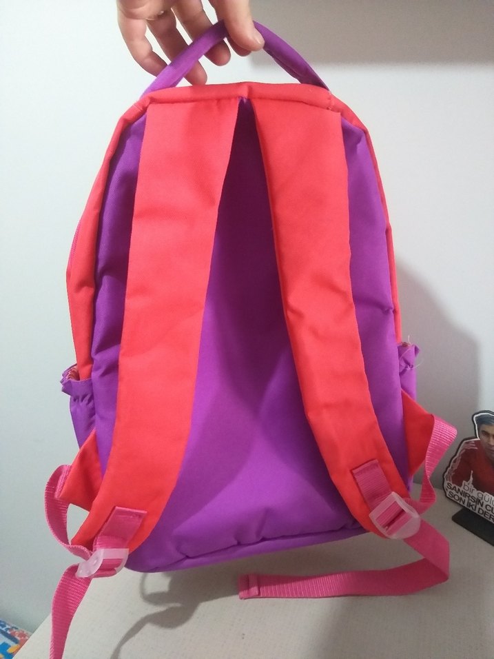 Pembe Renkli Çocuk Okul Çantası - Görsel 2