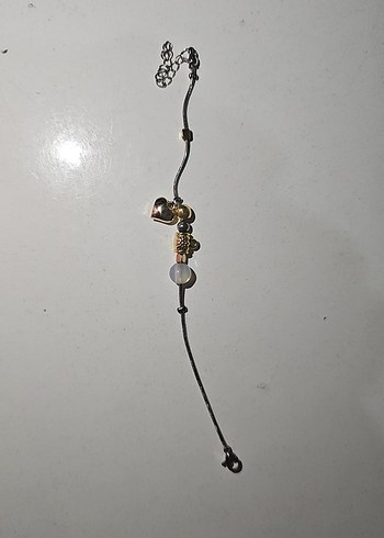 Beden altın Renk Zincir Detaylı Bohem Altın Bileklik