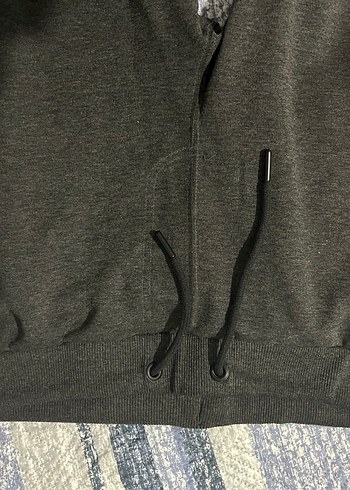 Gri Fermuarlı Erkek Eşofman Altı - Görsel 3