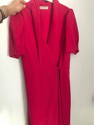 Pembe çok şık etiketli yeni blazer elbise