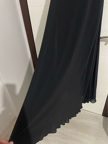 36 Beden siyah Renk Siyah abiye elbise