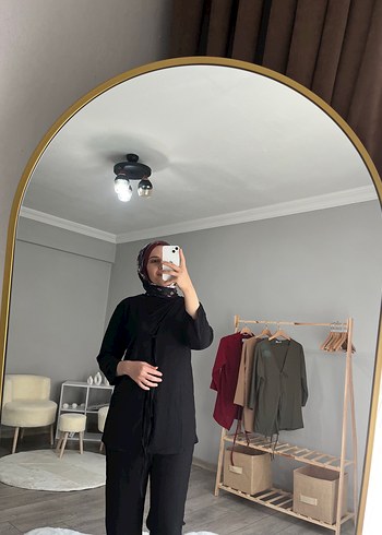 xxl Beden Siyah Uzun Kollu Kadın Takım Elbise