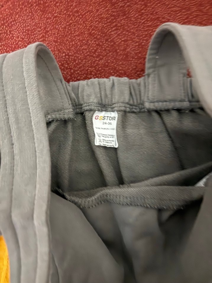 Unisex Çocuk Gri Düğmeli Tulum - Görsel 2