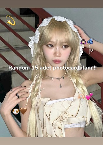 15 Adet Rasgele Photocard