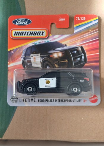 Matchbox Ford Police Interceptor Oyuncak Araba