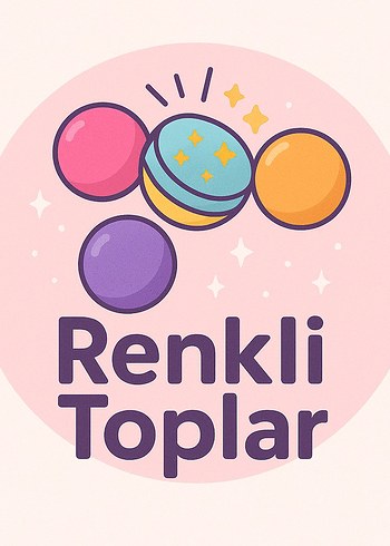 Pastel Renkli Eğitici Toplar