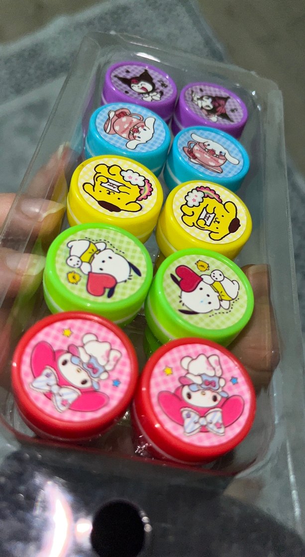 Renkli Çocuk damga seti 4 tane - Görsel 3