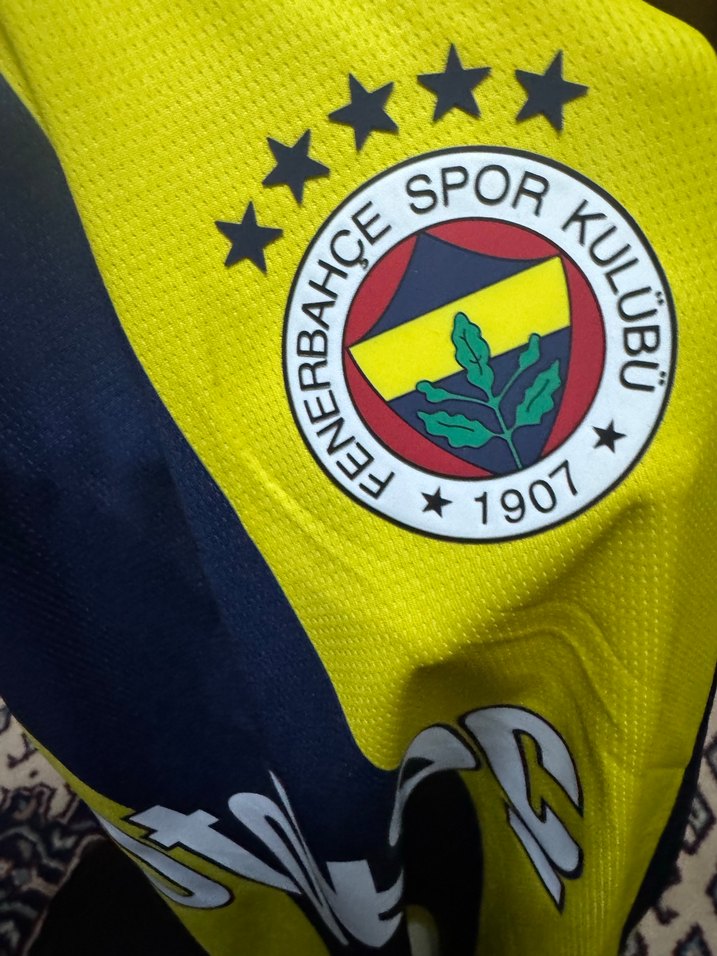 Erkek Sarı Siyah Kısa Kollu Spor Forma - Görsel 2