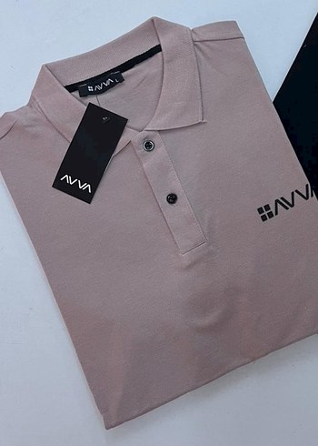 Pembe Polo Yaka Erkek Tişört