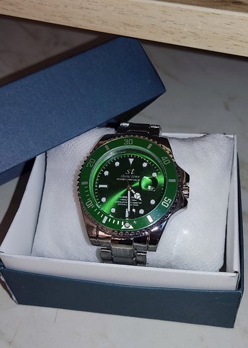 Rolex Klasik Yeşil Erkek Saat