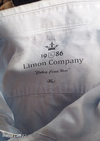 Mavi Kısa Kollu Keten Erkek Gömlek - Görsel 2