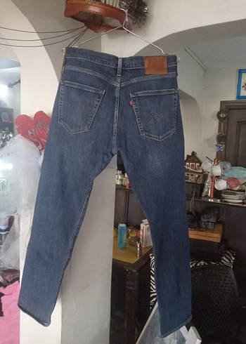 Erkek Koyu mavi renkte Lewis marka Jean Pantolon - Görsel 2