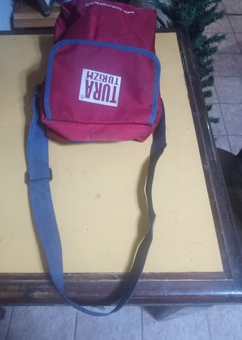 Renkli Baskılı Pembe Erkek Omuz Çantası - Görsel 2