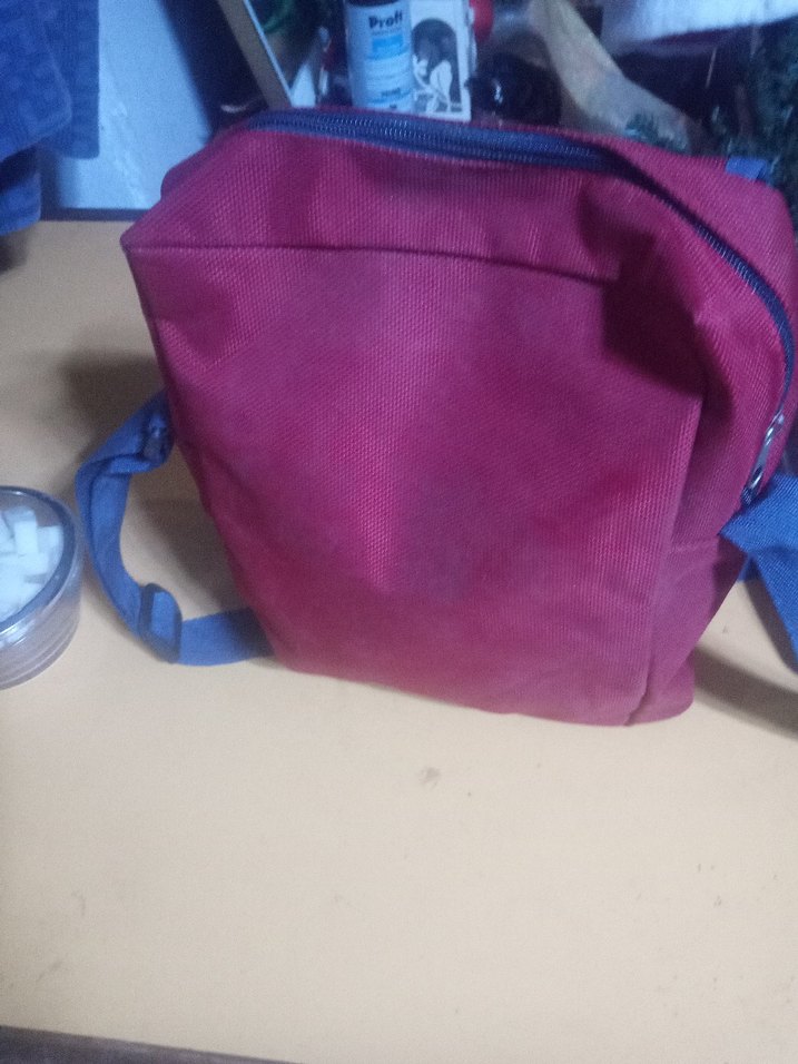 Renkli Baskılı Pembe Erkek Omuz Çantası - Görsel 3