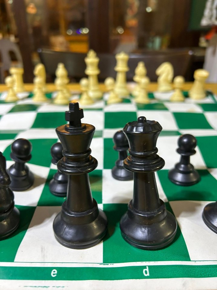 Yeşil Katlanabilir Satranç Takımı - Görsel 2