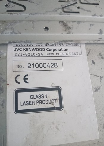 Kenwood araç teybi Siyah Uzaktan Kumanda - Görsel 3