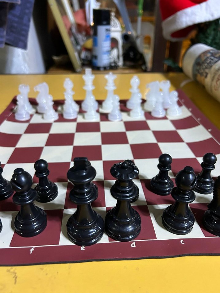 Bordo Satranç Takımı Seti - Görsel 2